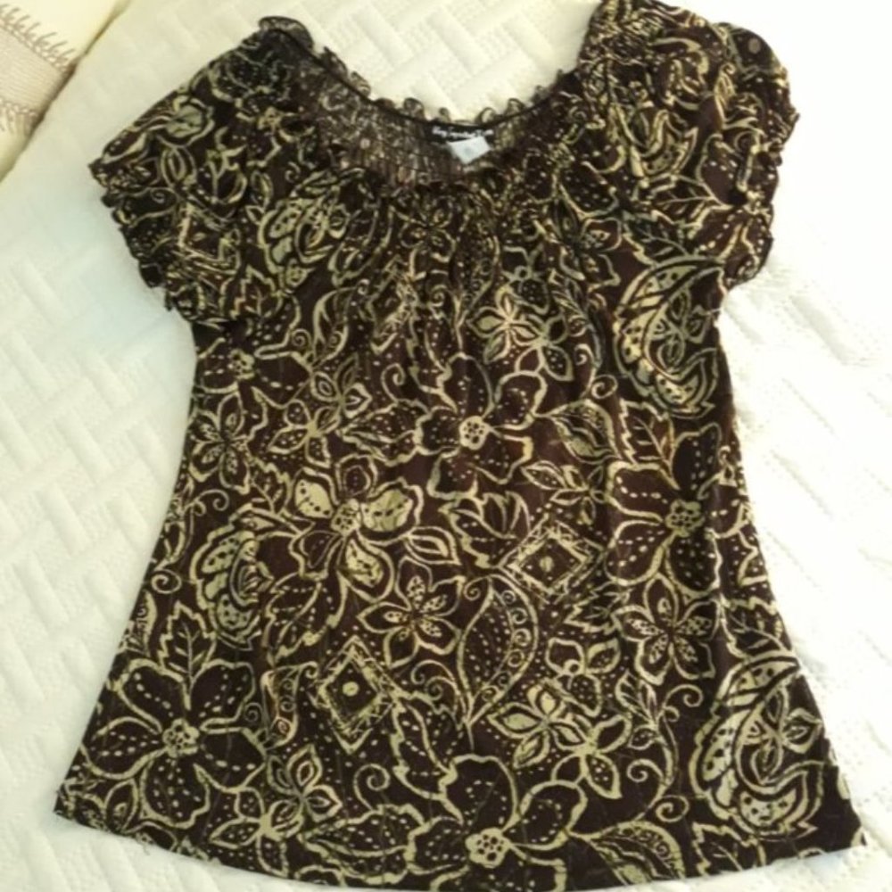 Summer Boho Floral Top